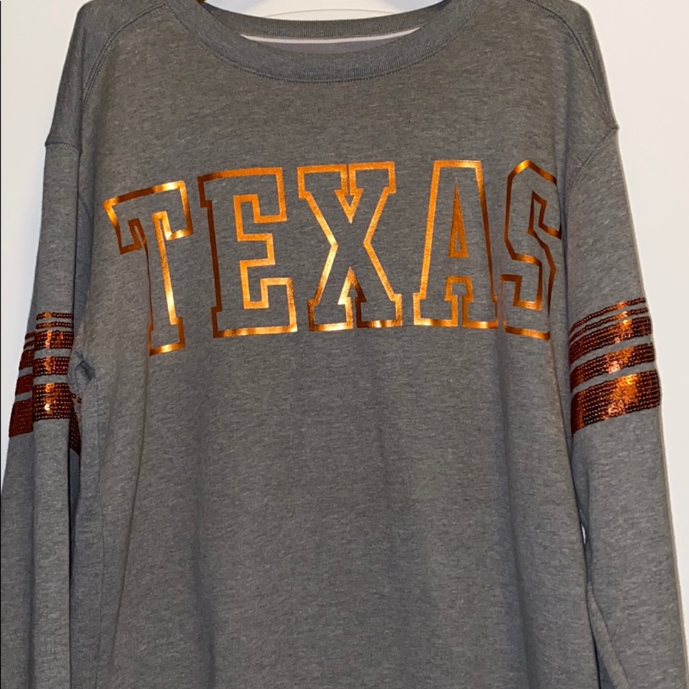 Victoria’s Secret University of Texas Longhorns pullover with sequins